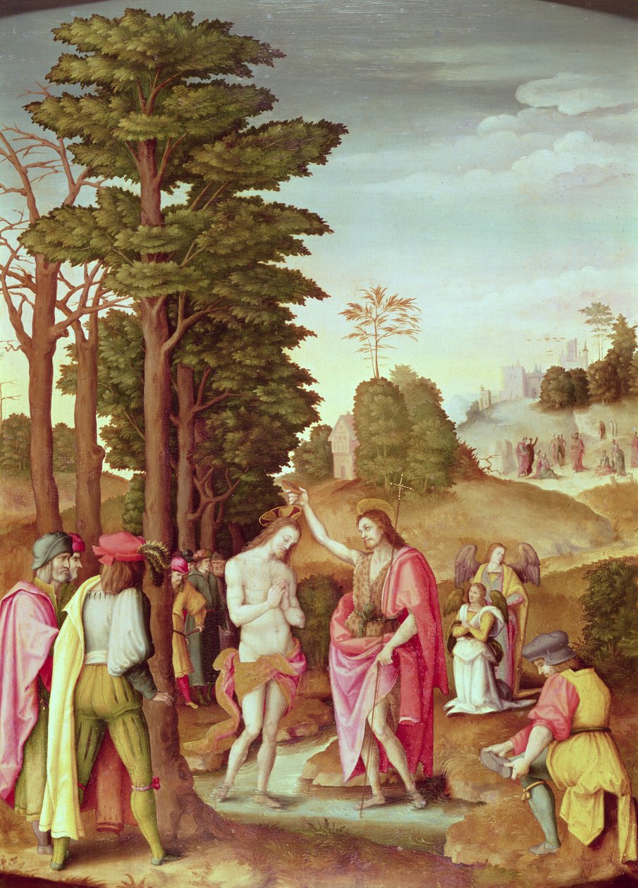 Chrzest Chrystusa autorstwa Francesco Ubertini, Il Bacchiacca