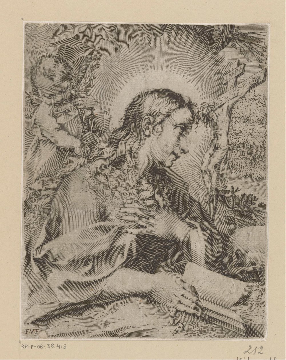 Maria Magdalena do Boetawardi autorstwa Francesco Villamena