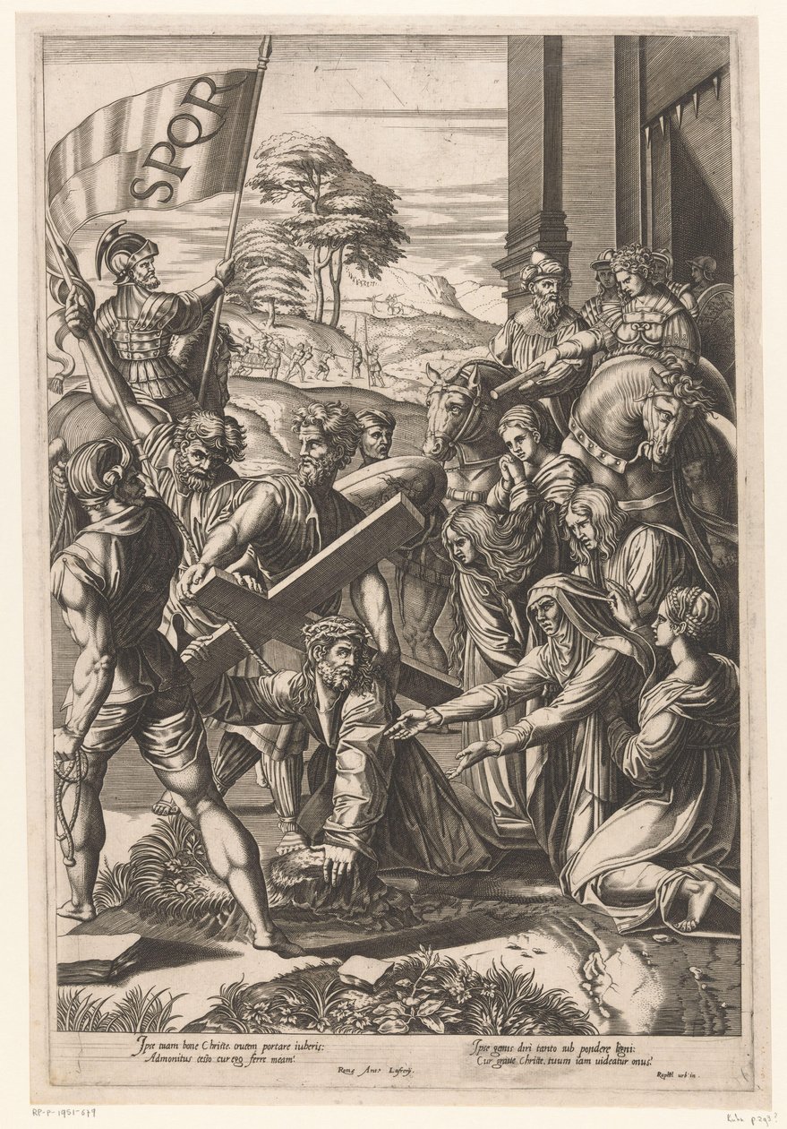 Chrystus poddaje się ciężarowi krzyża Il Spasimo di Sycylia autorstwa Francesco Villamena