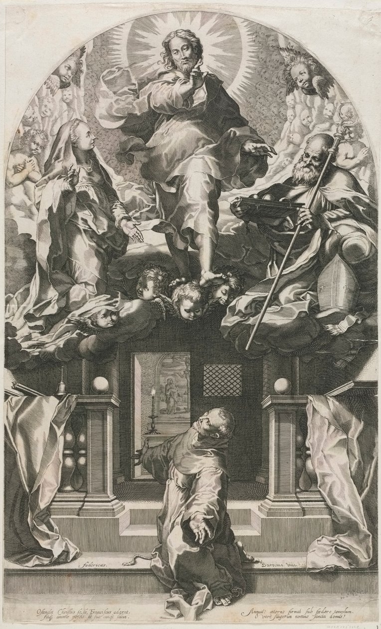 Ekstaza św. Franciszka autorstwa Francesco Villamena