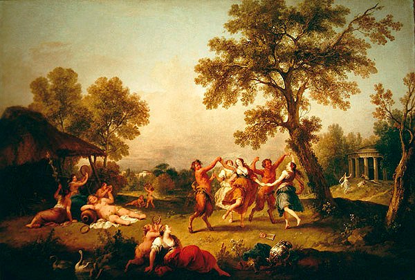 Bachanalia, ok.1740-50 autorstwa Francesco Zuccarelli