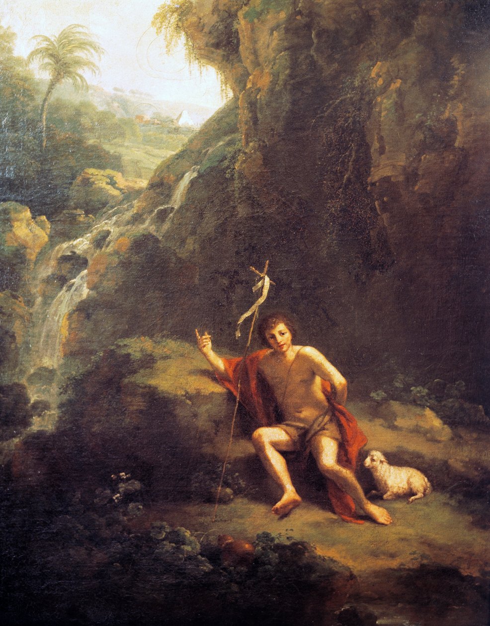 Pejzaż ze św. Janem Chrzcicielem autorstwa Francesco Zuccarelli