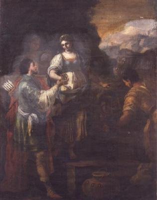 Rebecca i Eliezer przy studni autorstwa Francesco de (attr. to) Mura