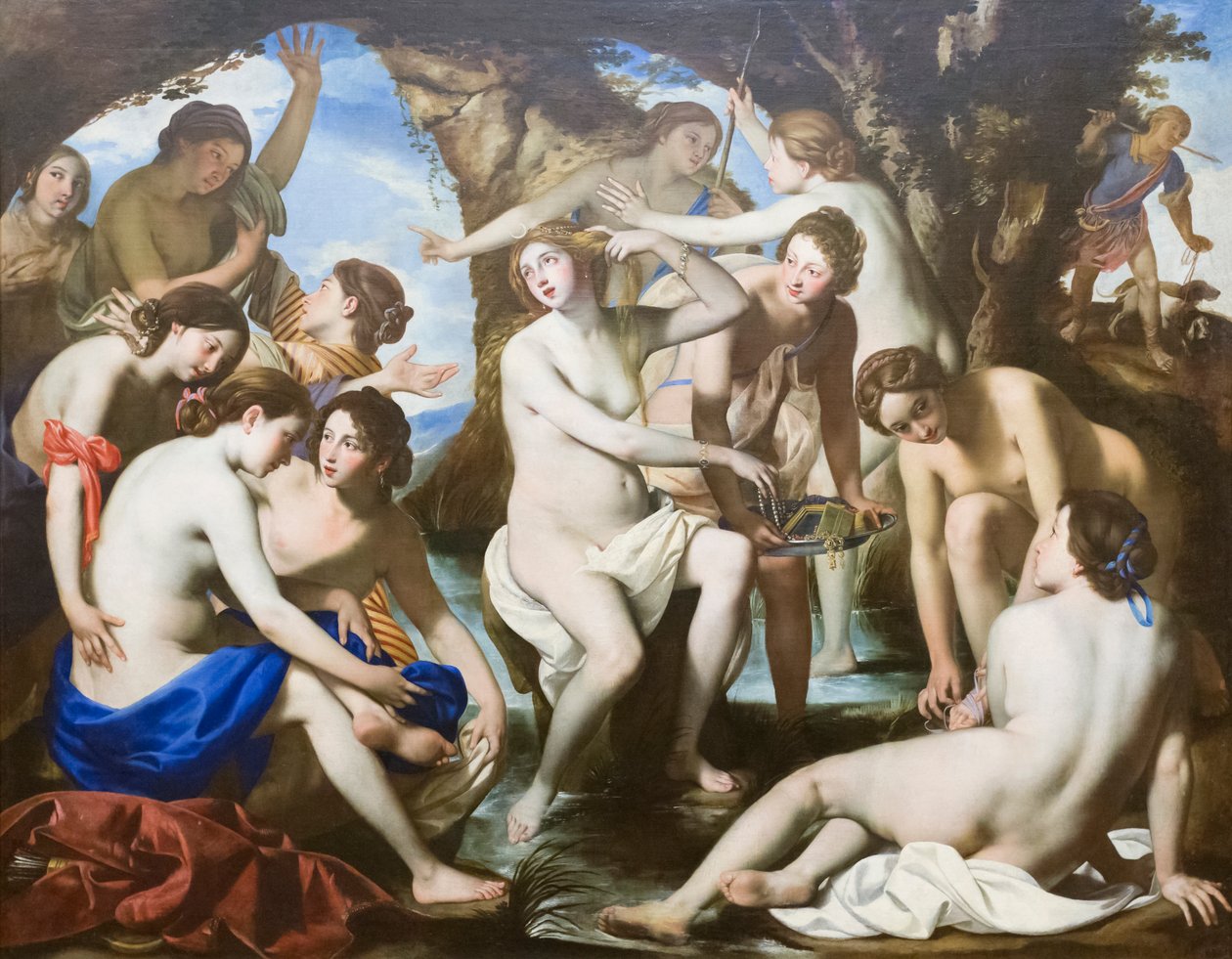 Kąpiel Diany autorstwa Francesco de (c.1600 54) Rosa