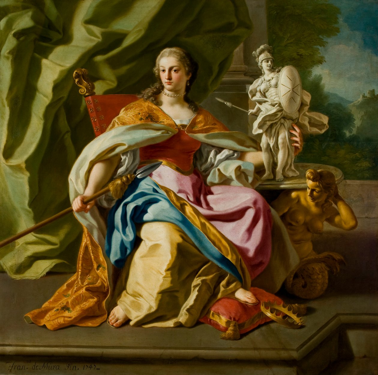 Alegoria szlachty zakonu maltańskiego, 1747. autorstwa Francesco de Mura