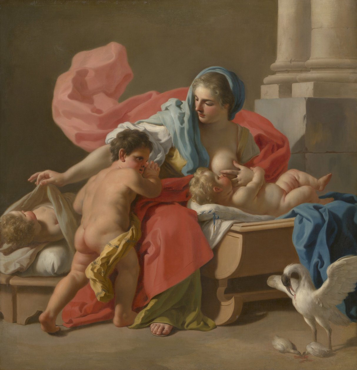 Dobroczynność, 1743-44 autorstwa Francesco de Mura