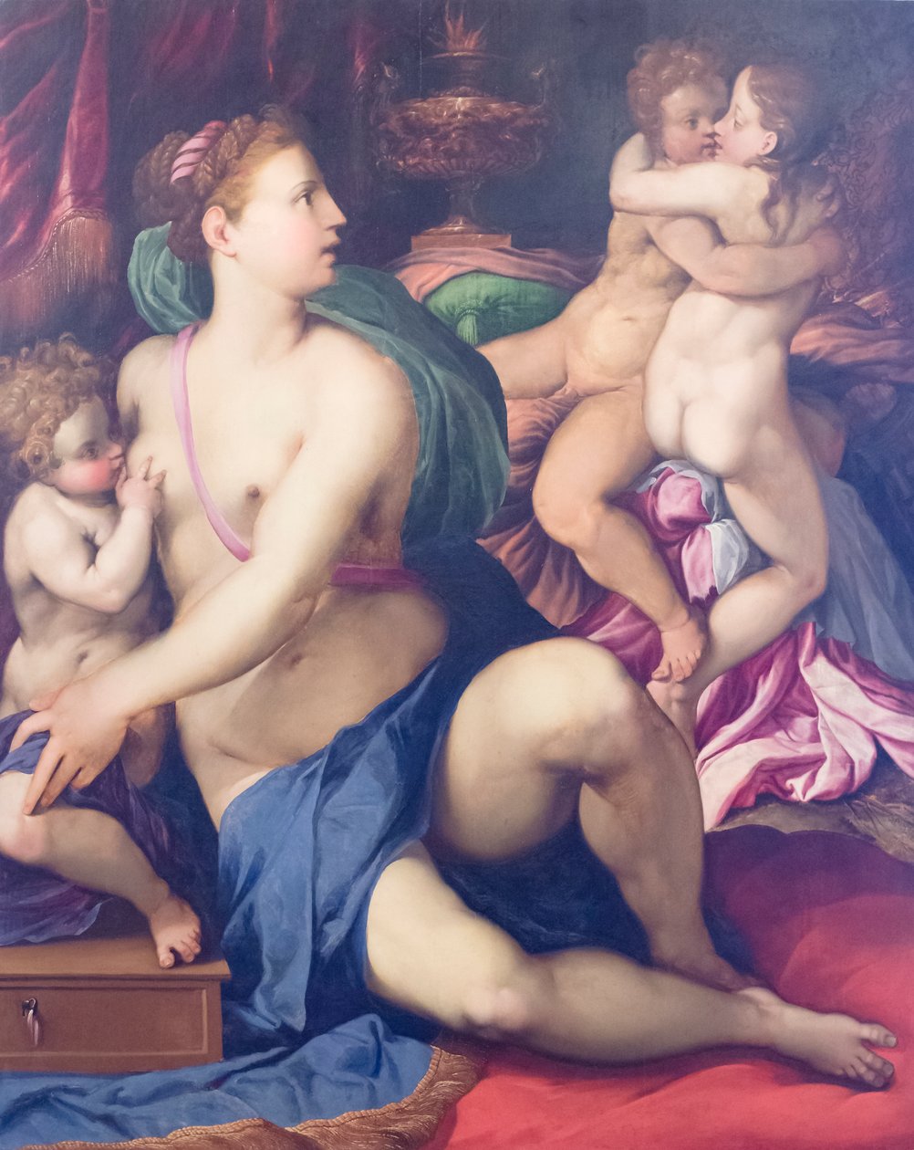 Alegoria Miłosierdzia autorstwa Francesco de Rossi Salviati Cecchino