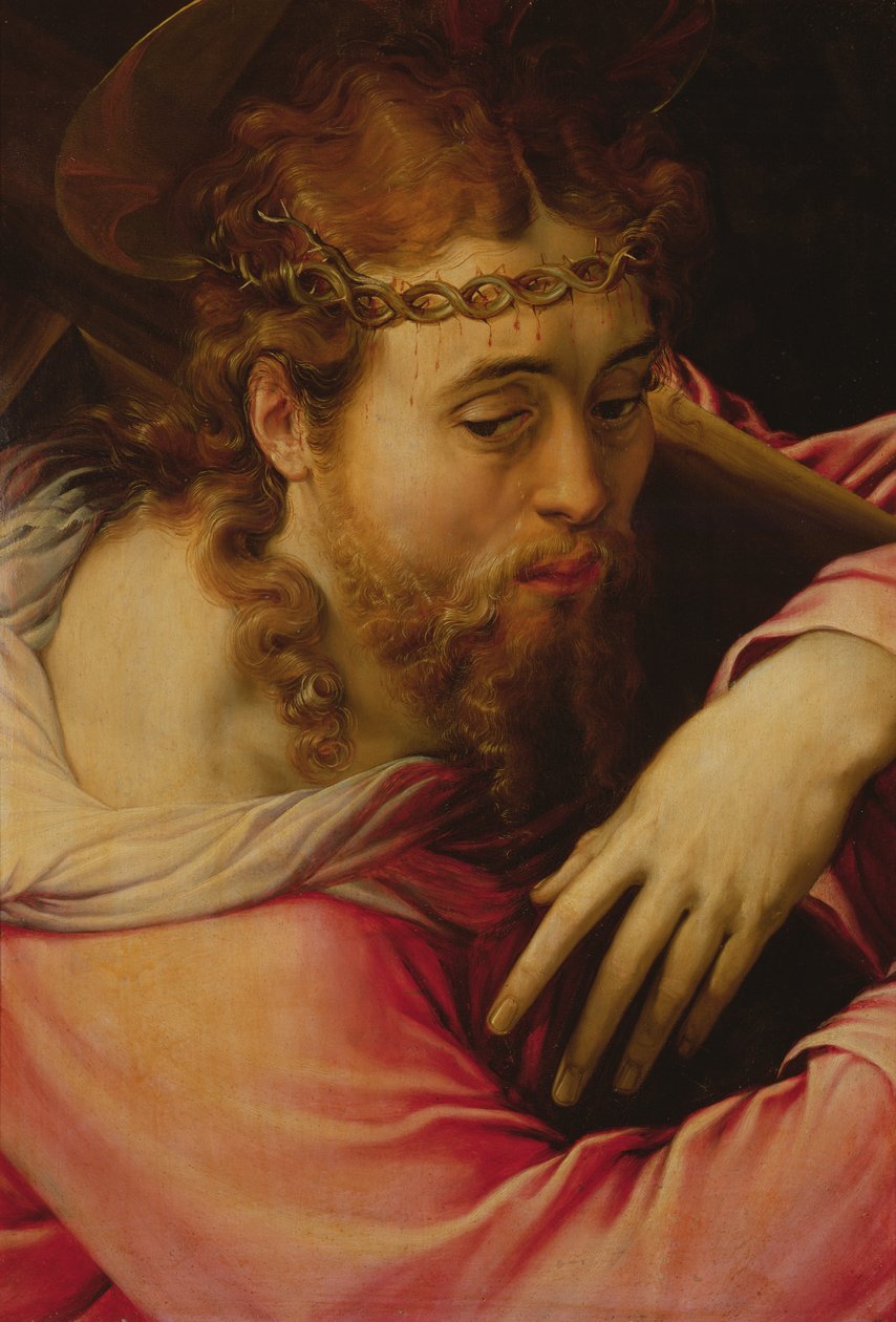 Chrystus dźwigający krzyż autorstwa Francesco de Rossi Salviati Cecchino