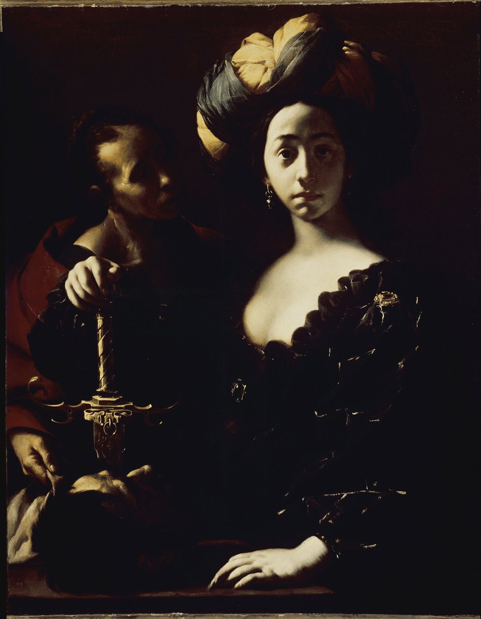 Judyta i Głowa Holoferna (olej na płótnie) autorstwa Francesco del Cairo