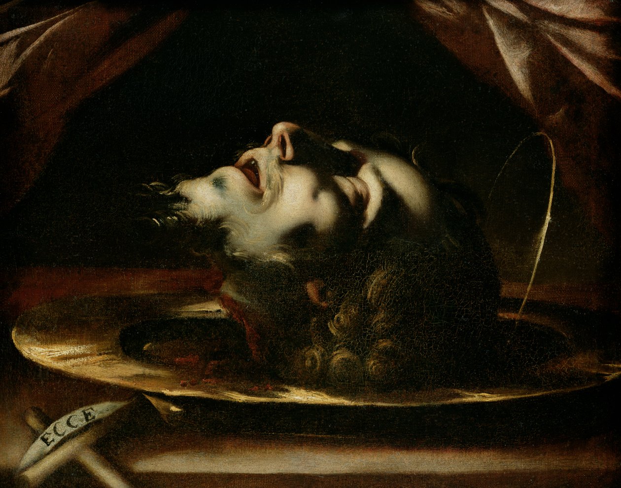 Głowa św. Jana Chrzciciela autorstwa Francesco del Cairo