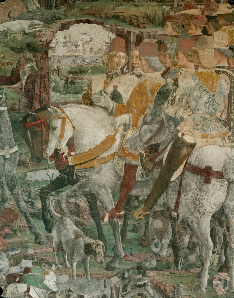 Sala Miesięcy: Marzec (fresk) autorstwa Francesco del Cossa