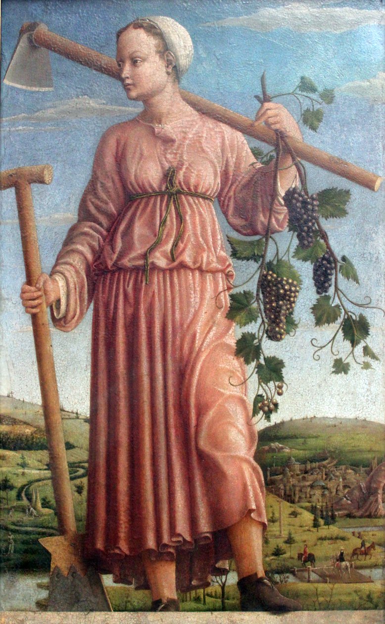 Polihymnia, muza świętej poezji autorstwa Francesco del Cossa