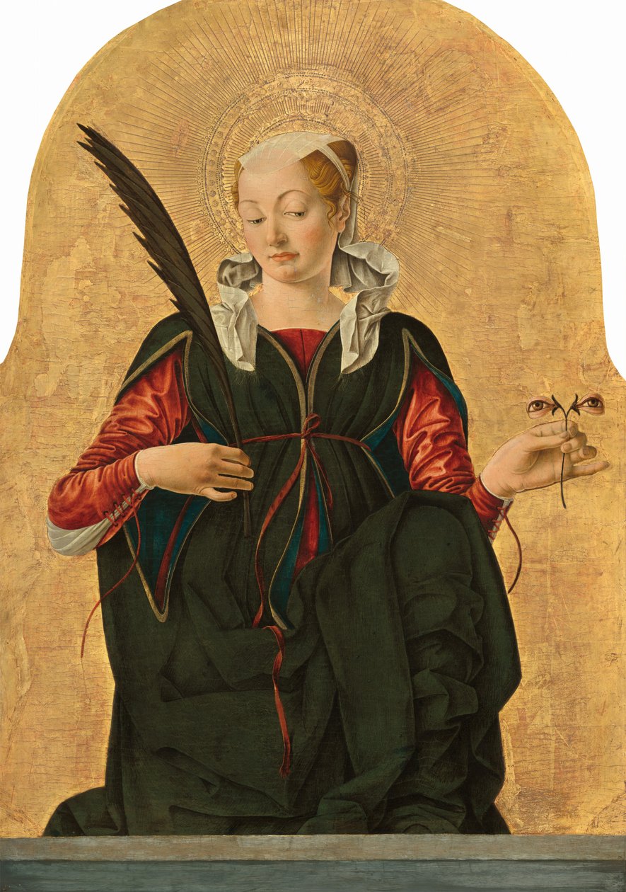 Św. Łucja, ok. 14731474. autorstwa Francesco del Cossa