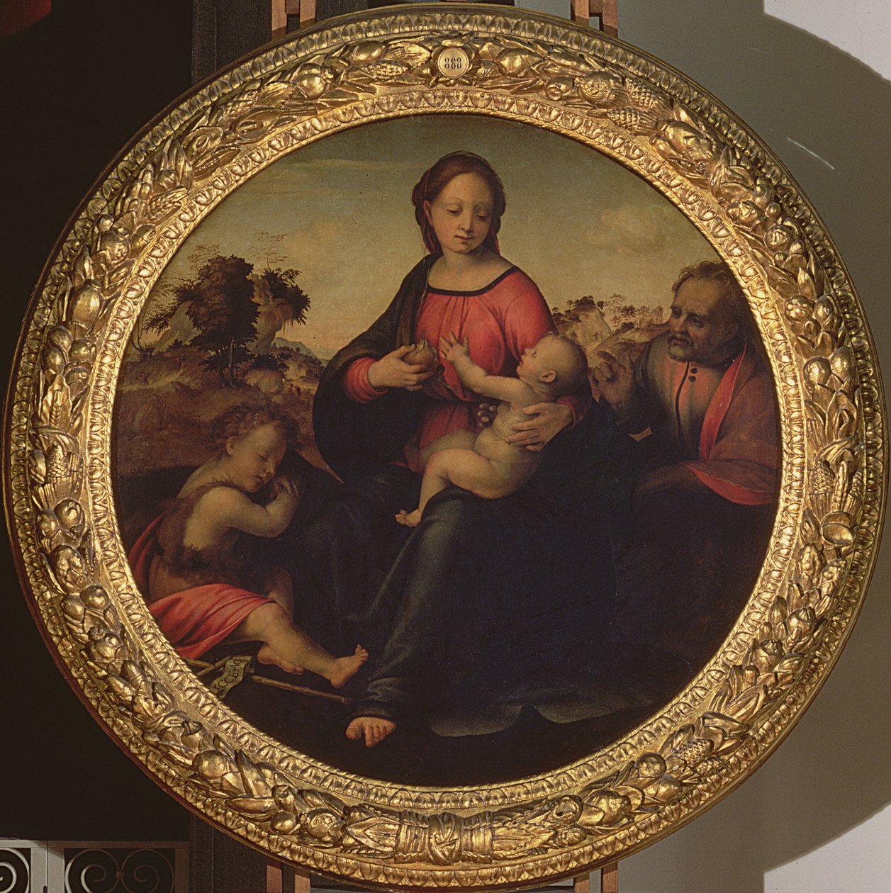 Święta Rodzina autorstwa Francesco di Cristofano Franciabigio