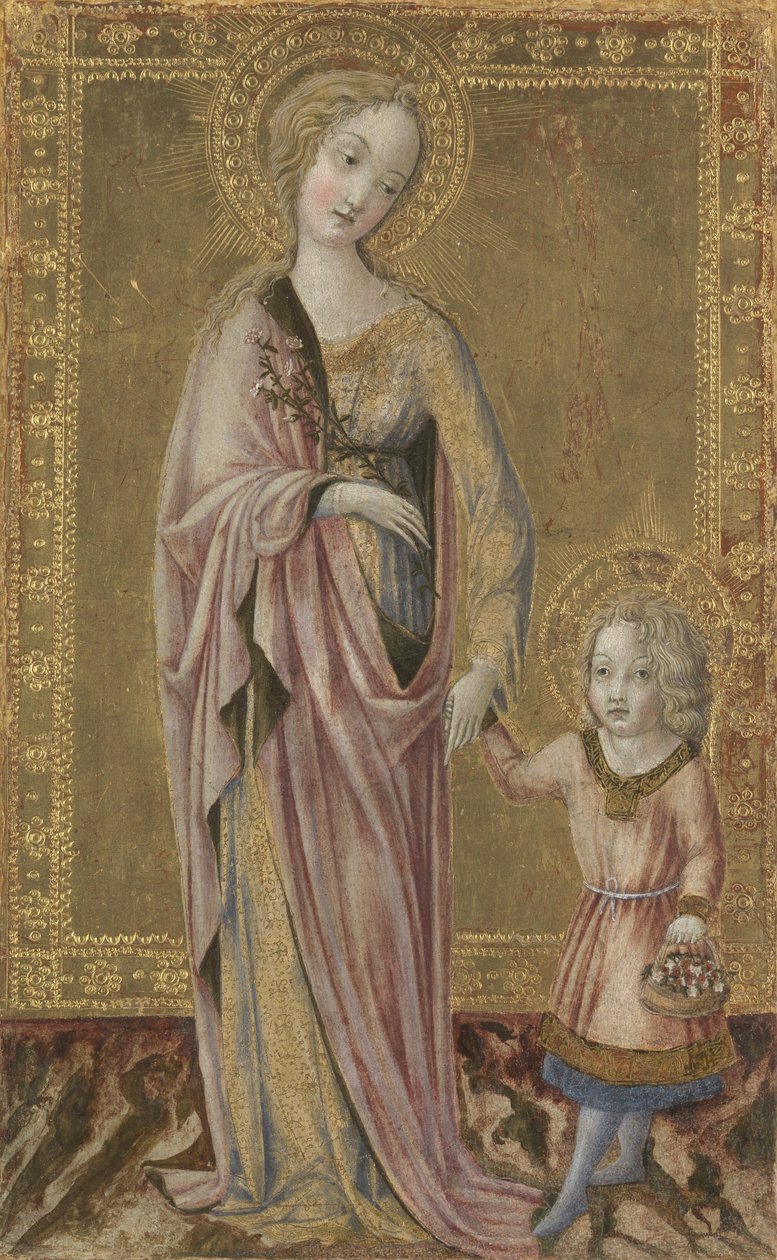 Św. Dorota i Dzieciątko Chrystus, ok. 1460 autorstwa Francesco di Giorgio Martini