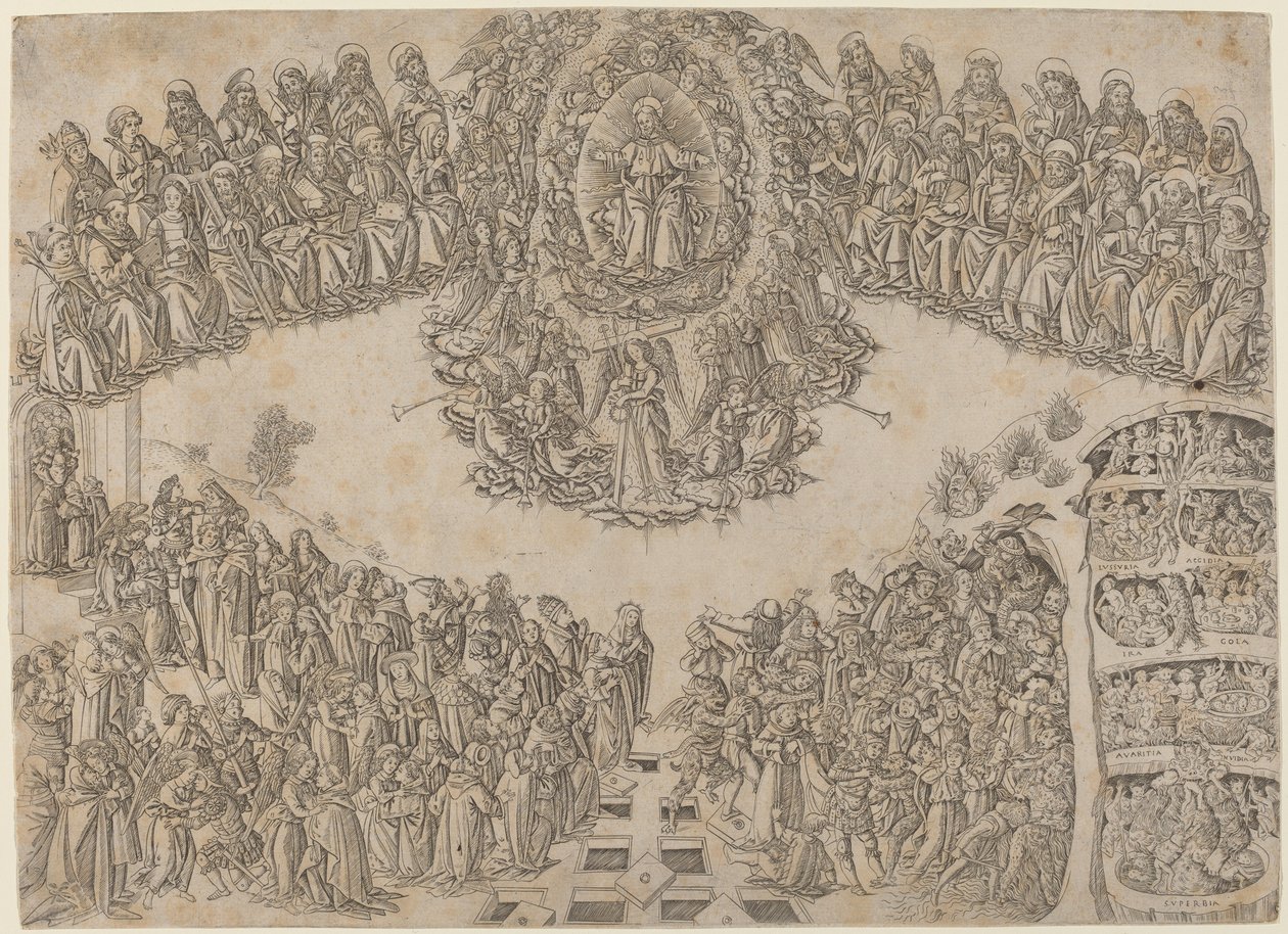 Sąd Ostateczny autorstwa Francesco di Lorenzo Rosselli after Fra Angelico