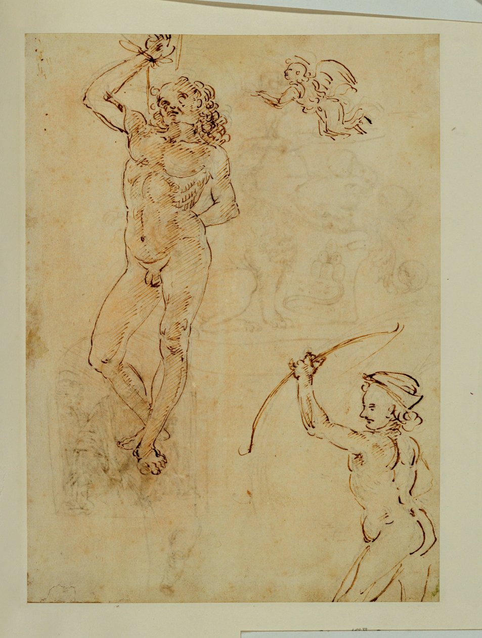 Szkic męczeństwa świętego Sebastiana ... autorstwa Francesco di Simone (attr. to)