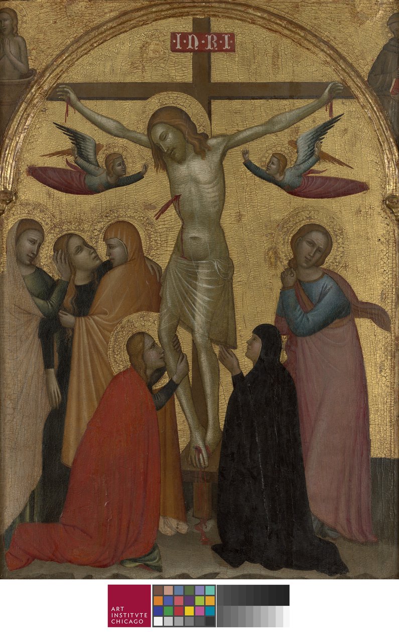 Ukrzyżowanie, ok.1370 autorstwa Francescuccio Ghissi
