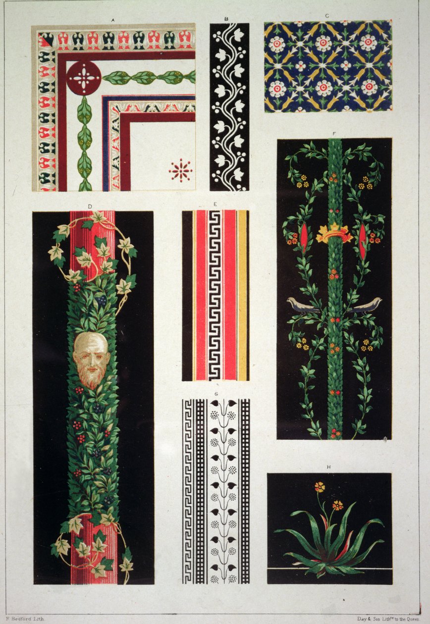 Ornament pompejański, z Cundall