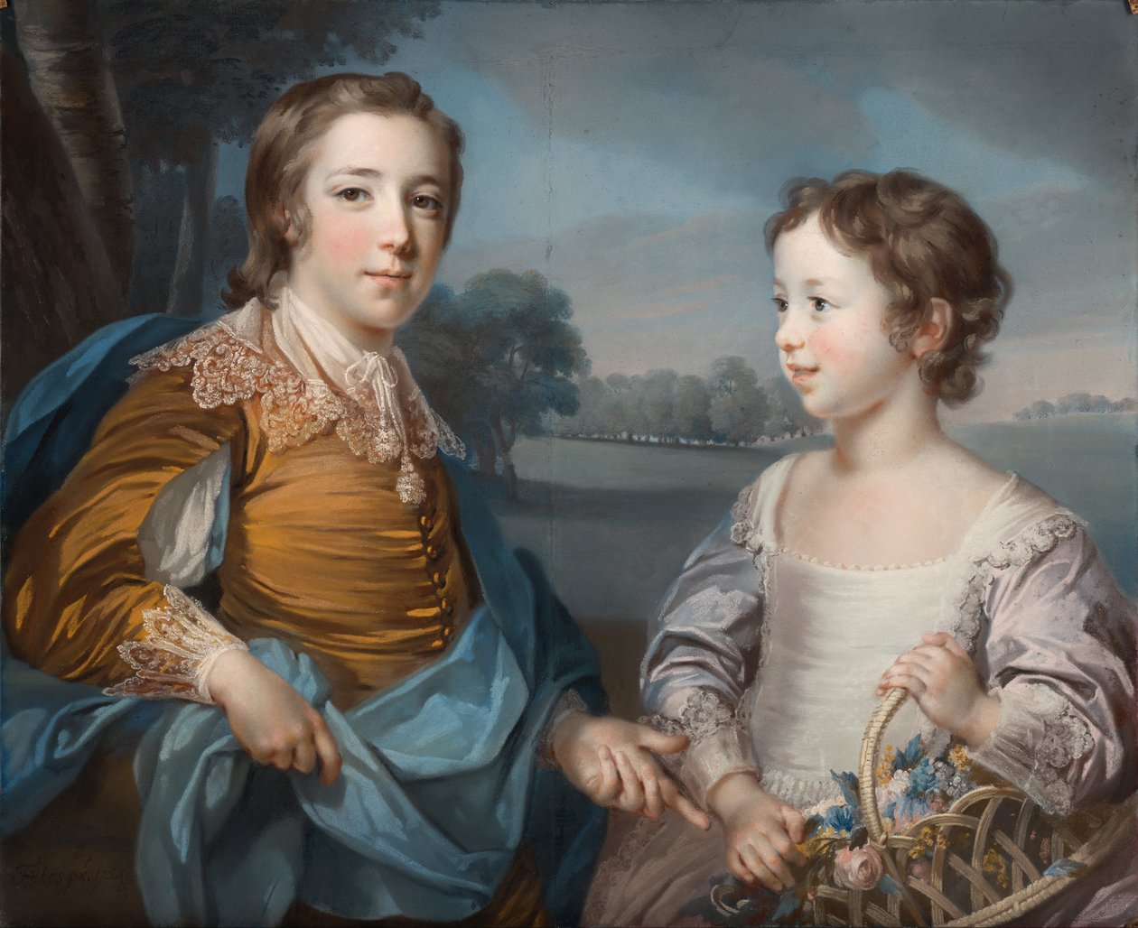 Portret Josepha Gulstona i jego brata Johna Gulstona autorstwa Francis Cotes