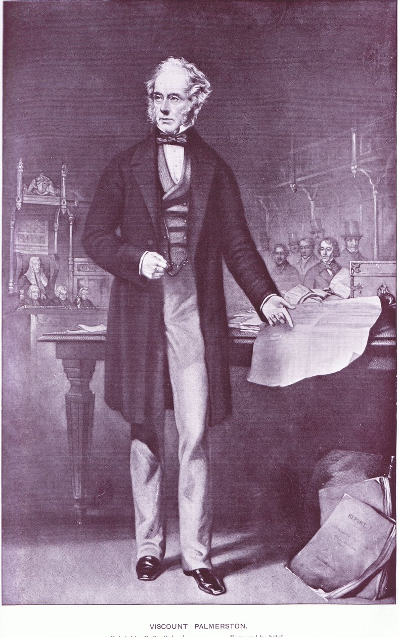 Wicehrabia Palmerston autorstwa Francis Cruikshank