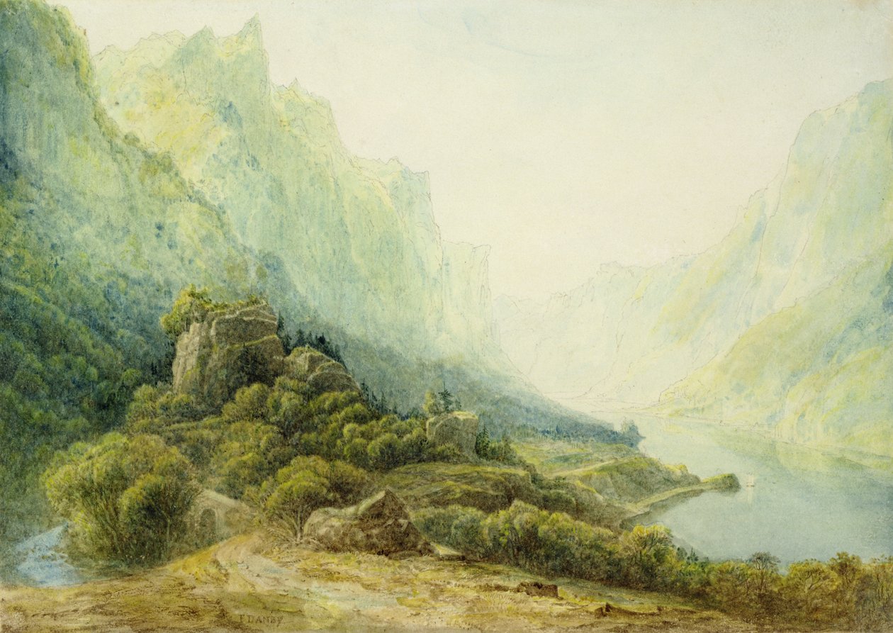 Norweski fiord autorstwa Francis Danby