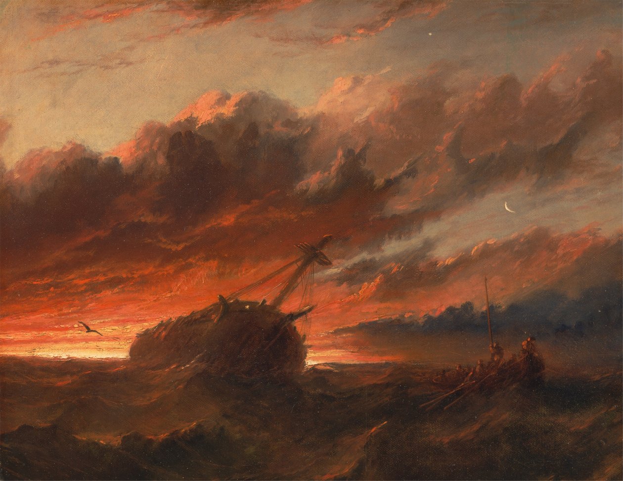 Wrak statku autorstwa Francis Danby