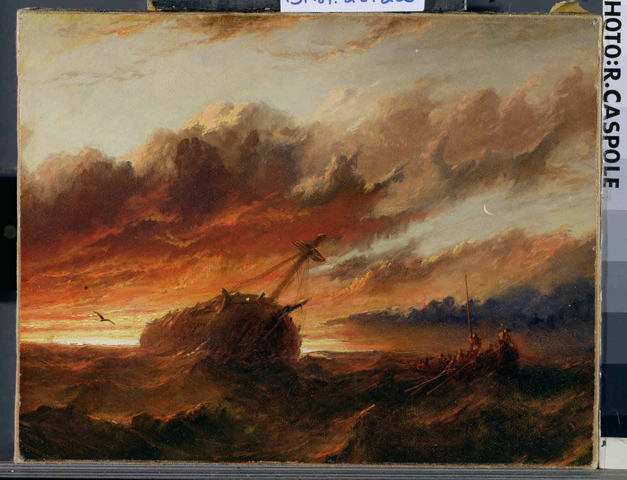 Wrak statku, ok. 1850 autorstwa Francis Danby