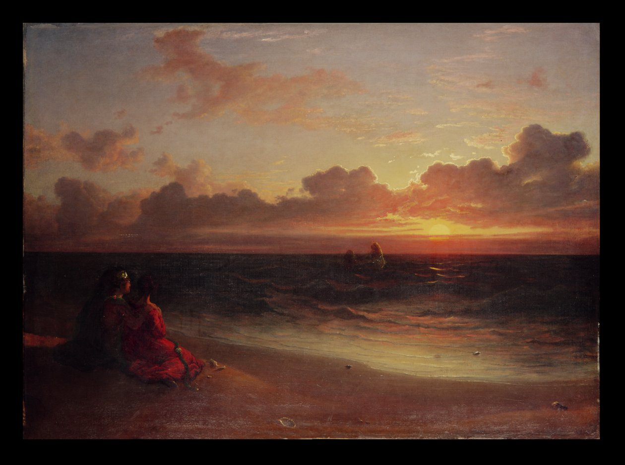 Zachód słońca autorstwa Francis Danby