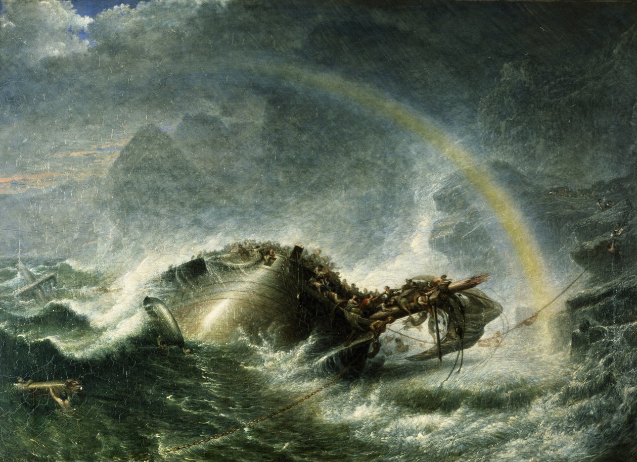 Wrak statku, 1859 autorstwa Francis Danby