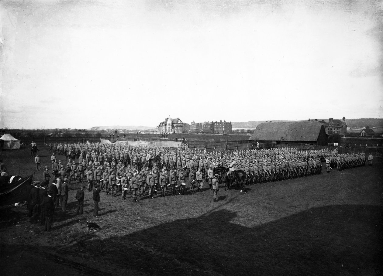 Queens Westminster Rifle Volunteers (13. Middlesex), ok. 1890 r. autorstwa Francis G. O. Stuart