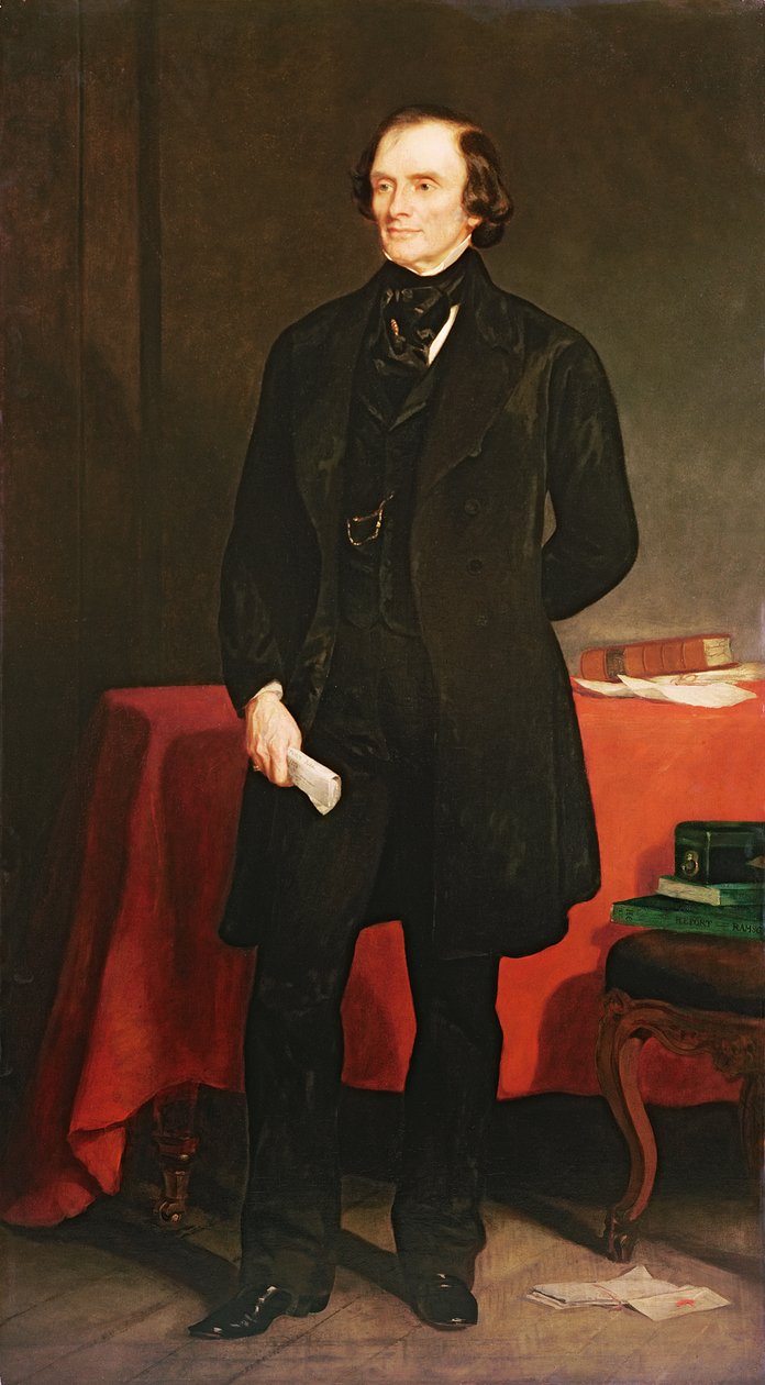 Portret Johna Russella (1792-1878) 1. hrabia Russell, 1853 autorstwa Francis Grant