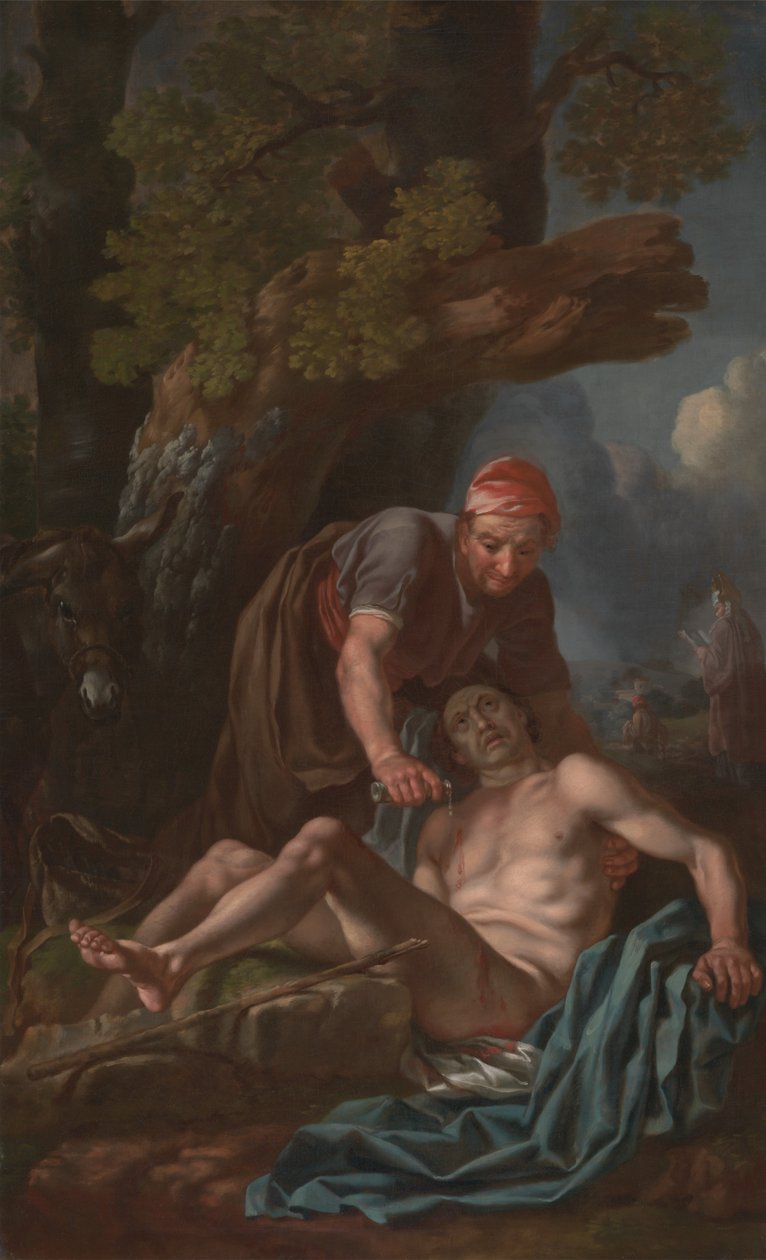 Dobry Samarytanin autorstwa Francis Hayman