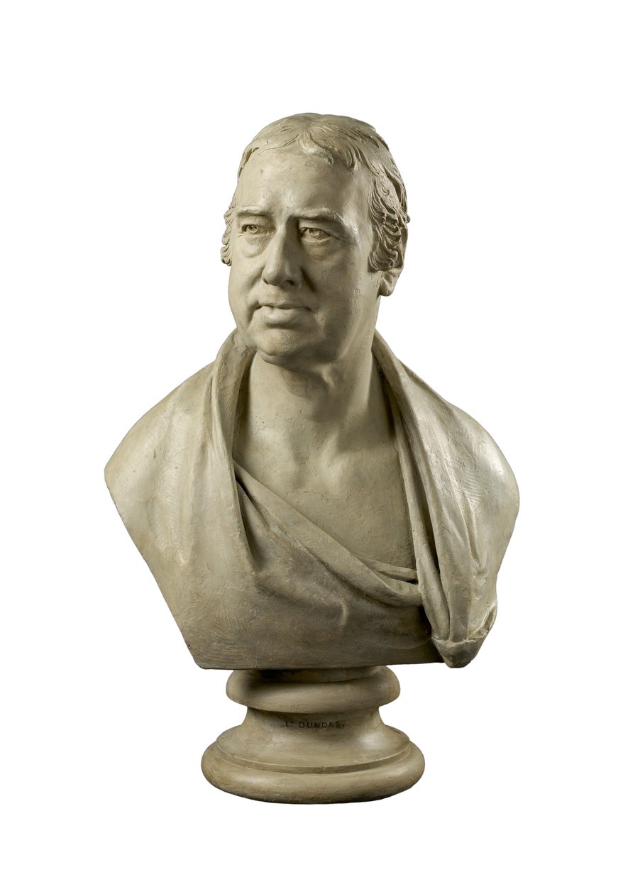 Popiersie Thomasa Dundasa, 1. barona Dundas of Aske (1741-1820), 1819 - 1820 (tynk) autorstwa Francis Legatt Chantrey