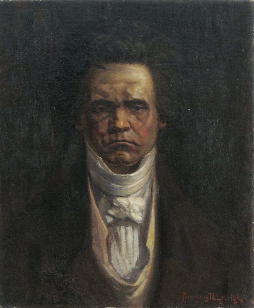 Portret portugalskiego Beethovena: Retrato de Beethoven autorstwa Francis Pelichek