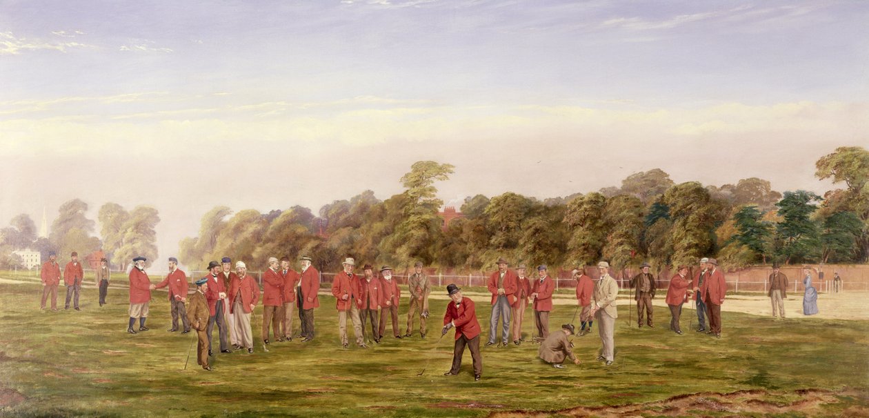 Golf w Blackheath, 1875 autorstwa Francis Powell