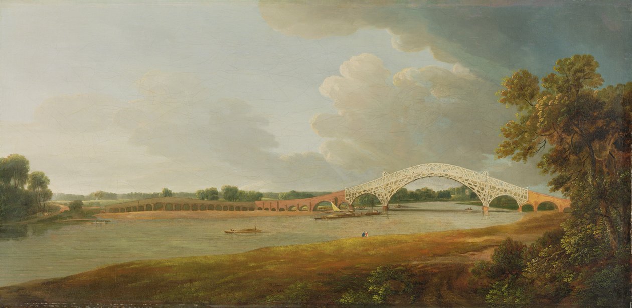 Stary most Walton, 1785 autorstwa Francis Towne