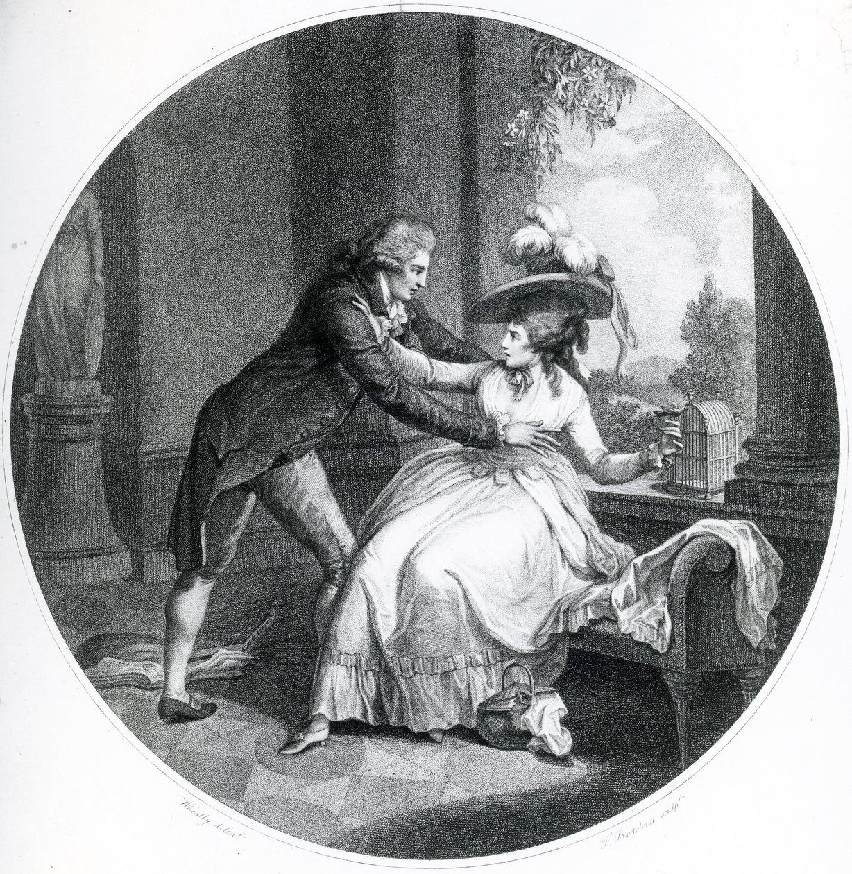 Złota Dziwonia, 1789 autorstwa Francis Wheatley