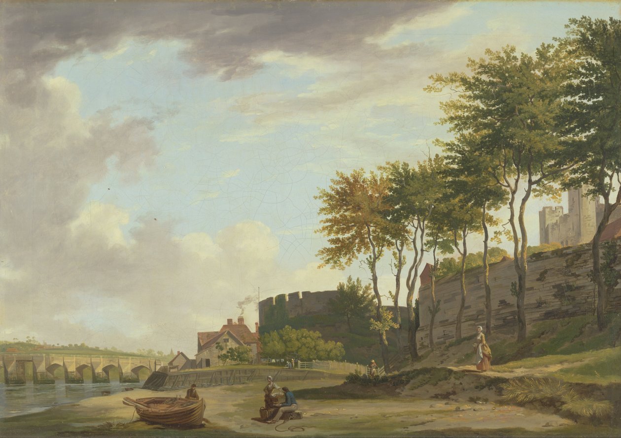 Medway w Rochester autorstwa Francis Wheatley
