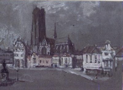 Malines (wc na papierze) autorstwa Francis Abel William Taylor Armstrong