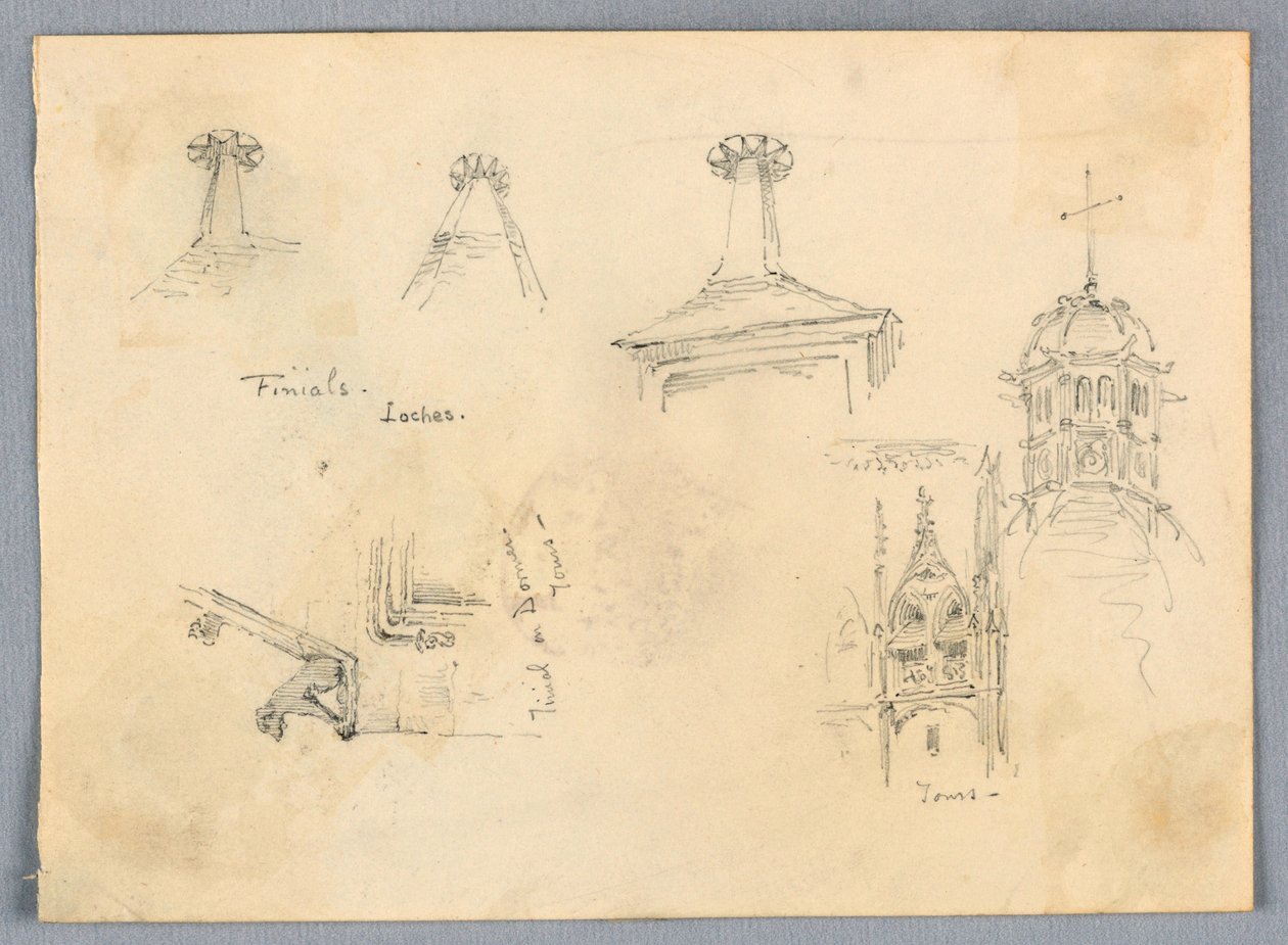 Szkice architektoniczne, jeziora i wycieczki autorstwa Francis Augustus Lathrop