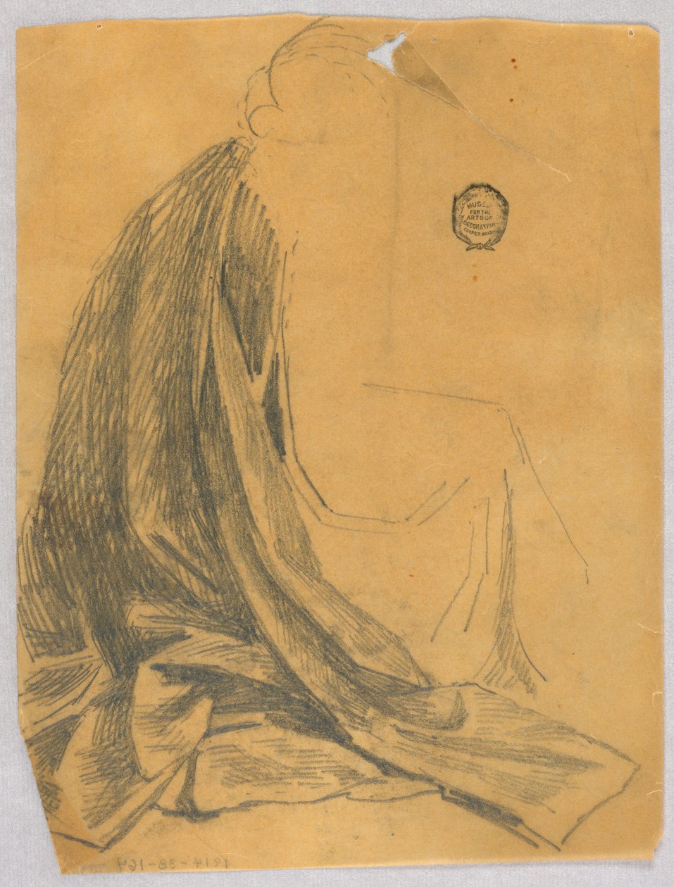 Studium draperii autorstwa Francis Augustus Lathrop