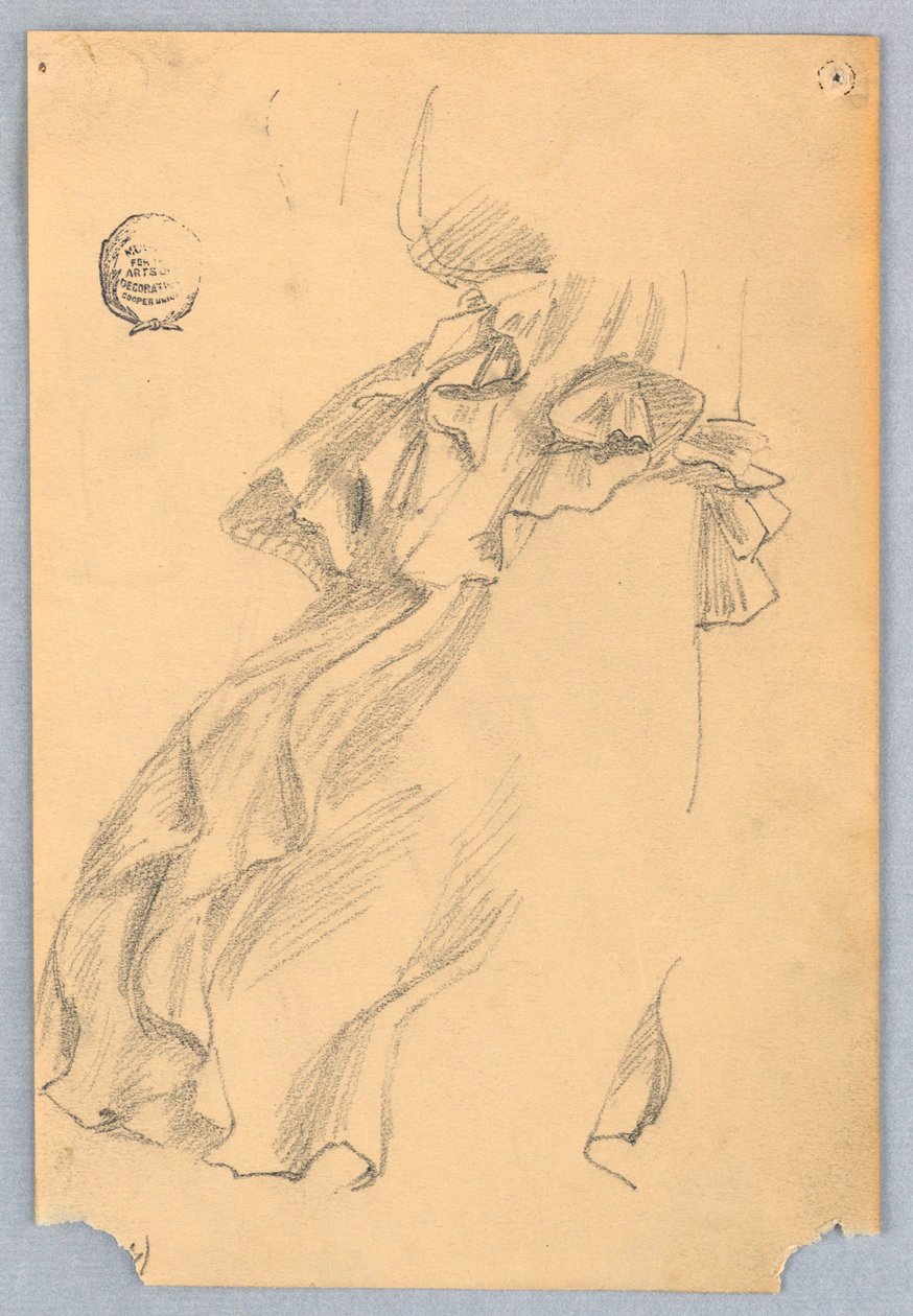 Studium draperii autorstwa Francis Augustus Lathrop