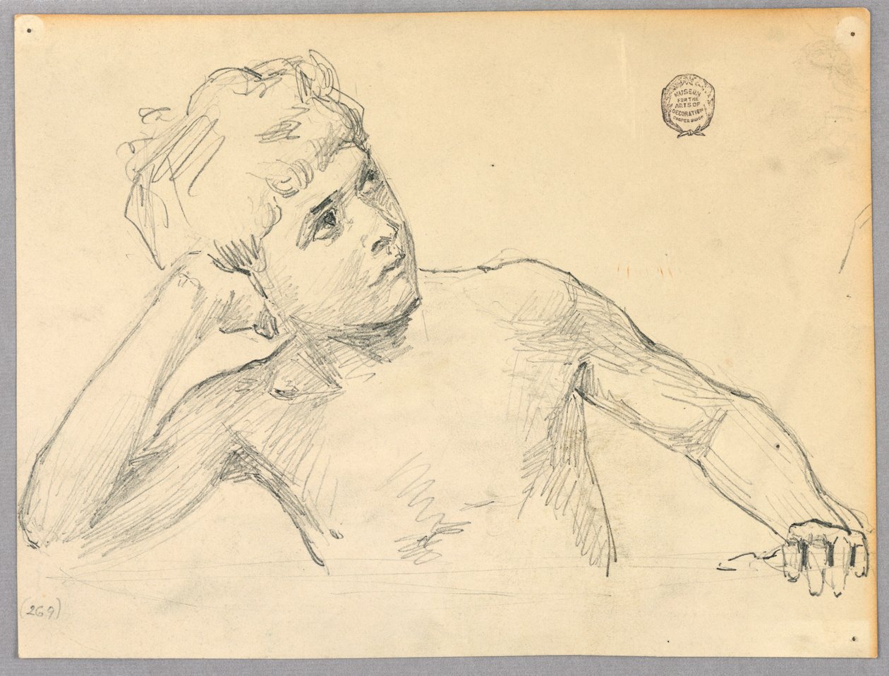 Badanie figury autorstwa Francis Augustus Lathrop