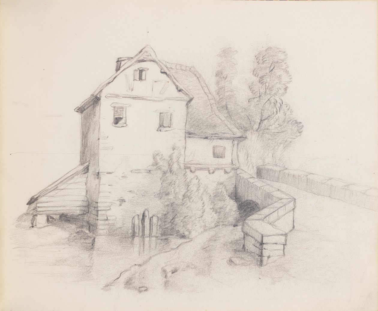 Młyn nad strumieniem autorstwa Francis Augustus Lathrop