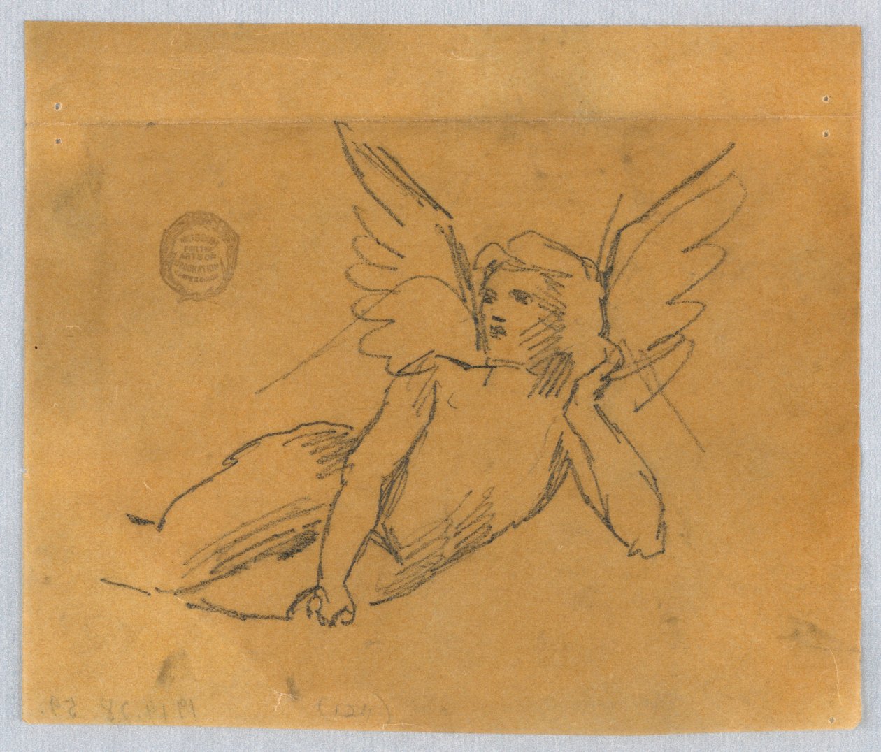 Szkic do Putto autorstwa Francis Augustus Lathrop