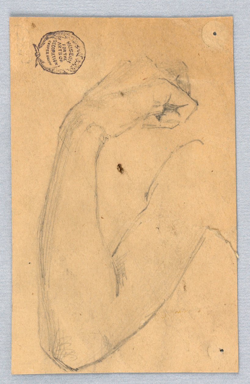 Szkic prawego ramienia autorstwa Francis Augustus Lathrop
