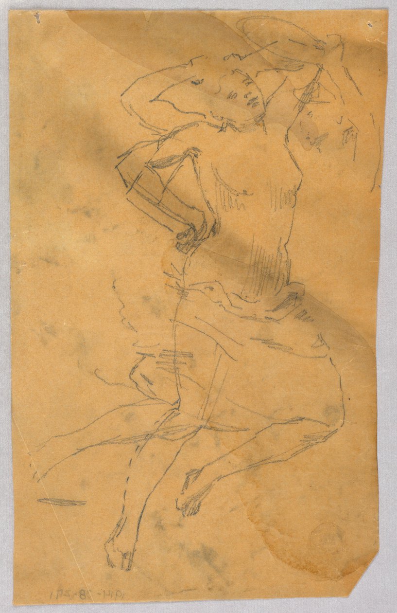 Szkic postaci kobiecej autorstwa Francis Augustus Lathrop