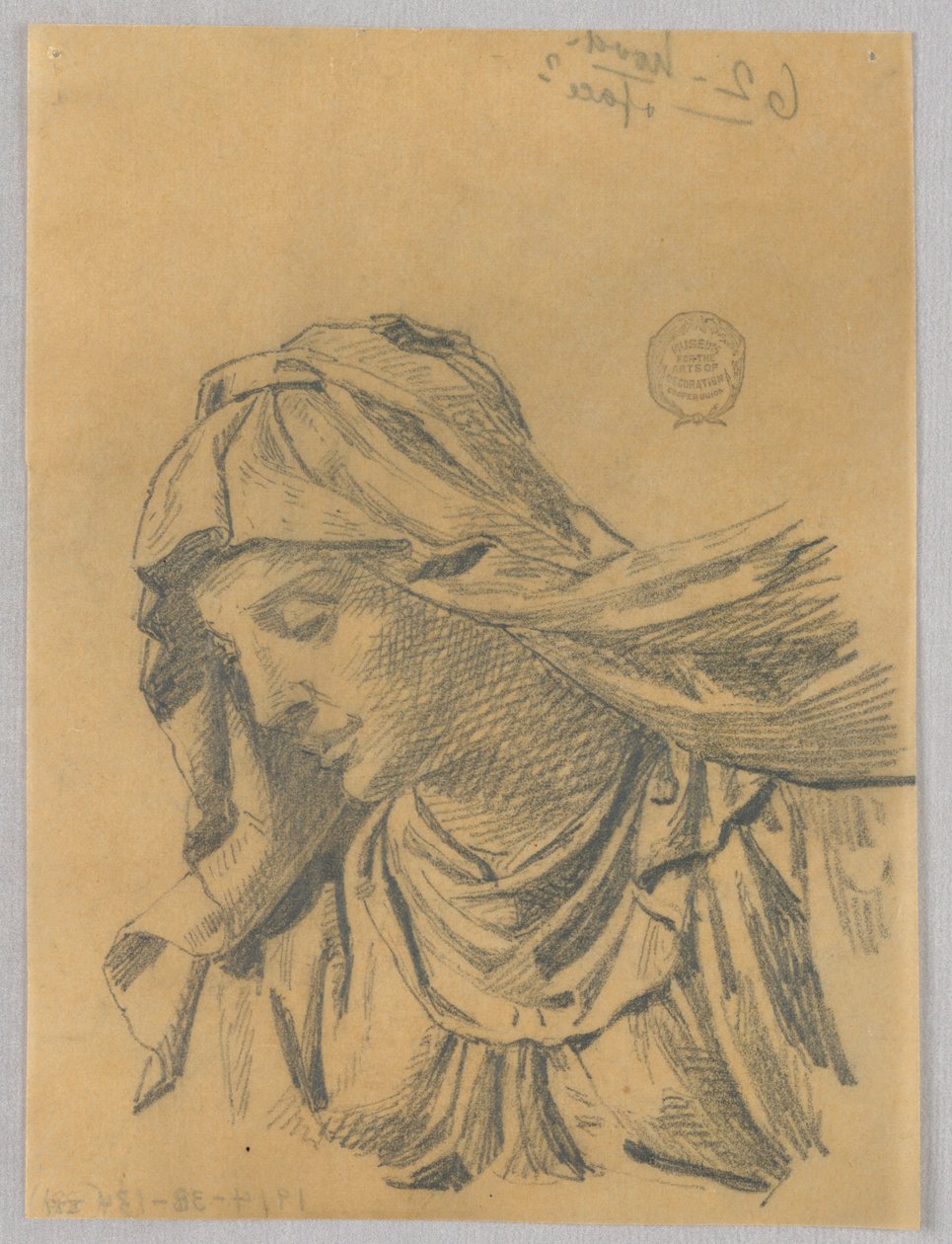 Studium popiersia Madonny autorstwa Francis Augustus Lathrop