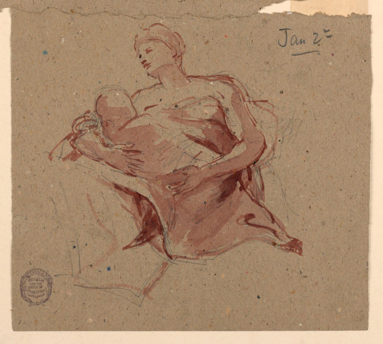 Studia dla „Charity”, Kościół św. Bartłomieja w Nowym Jorku, NY autorstwa Francis Augustus Lathrop